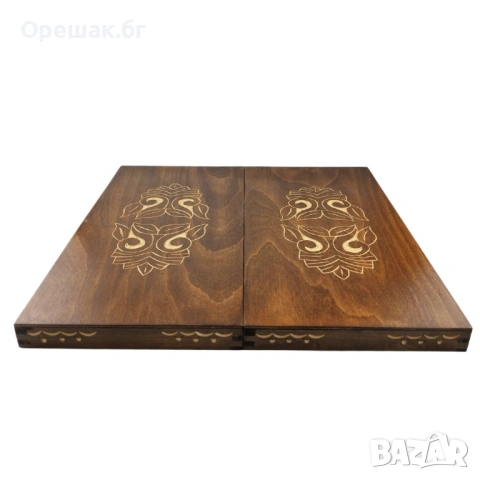 КУТИЯ ЗА ТАБЛА С ДЪРВОРЕЗБА КУКЕРИ 48/48, снимка 7 - Шах и табла - 54711580