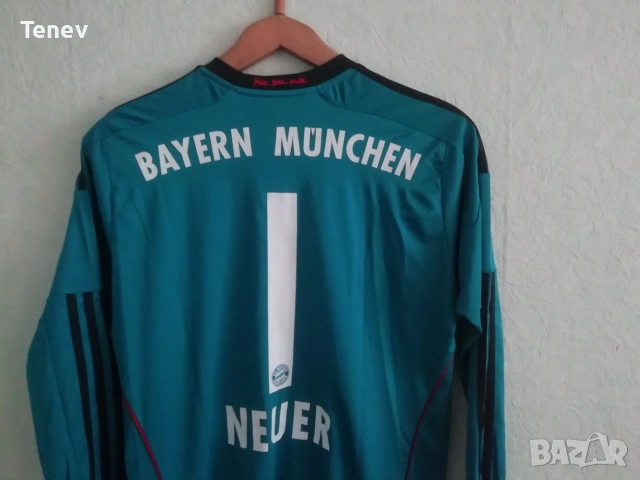 Bayern Munich Neuer Оригинална Тениска Фланелка Adidas Нойер Байерн Мюнхен екип , снимка 3 - Тениски - 40429401