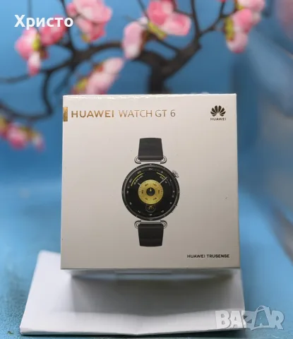 НОВ!!! Дамски смарт часовник Huawei Watch GT 6, 41MM, Black, снимка 2 - Смарт часовници - 55564261
