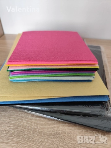 Филц 1 мм А4 черен, син