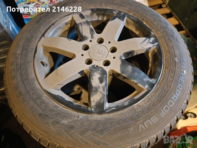 Гуми и джанти за Mercedes+ Benz , снимка 4 - Гуми и джанти - 55180849
