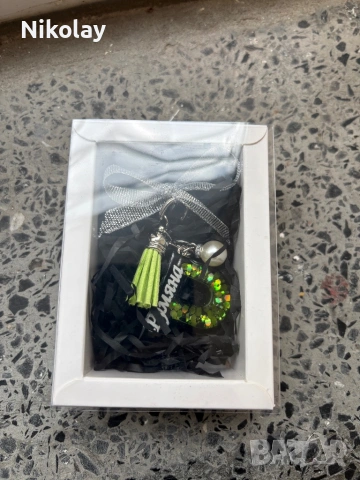 Ръчно изработени ключодържатели с избор на цвят, буква и име.