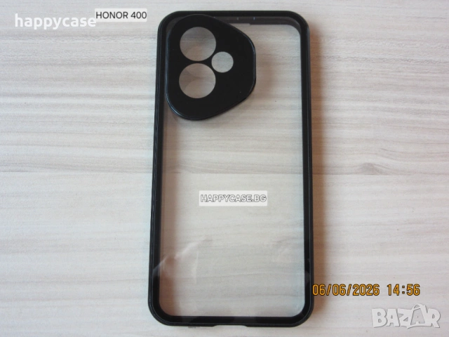 Honor 400 / 400 Pro / 400 Lite / Двоен 360° магнитен кейс калъф с камера протектор, снимка 15 - Калъфи, кейсове - 50739457