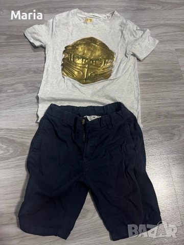 Комплект LEGO Ninjago тениска + H&M къси панталони – размер 122/128