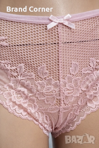 Дамско дантелено долнище Hunkemöller – размер XL, нежно розово, снимка 3 - Бельо - 54540141