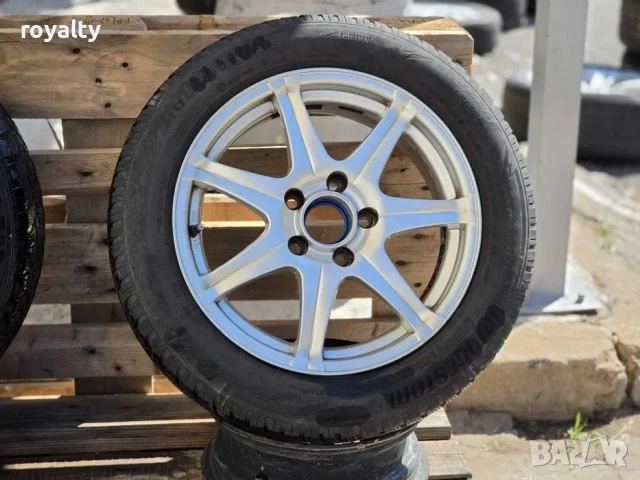 5х112 16 Джанти Мерцедес Ауди Фолксваген Шкода Сеат 5x112 ЕТ 38 J 7, Централен отвор 74.1 с втулка 5, снимка 2 - Аксесоари и консумативи - 55010900
