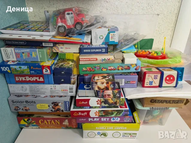 Детски пъзели и настолни и образователни игри