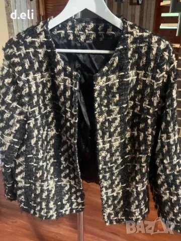 Max Mara Size L-XL 100% Вълна  Уникално сако, снимка 8 - Туники - 52100152