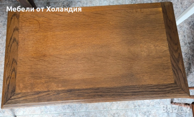 Дъбова масичка/конзола на 2 нива, снимка 4 - Етажерки - 54438425