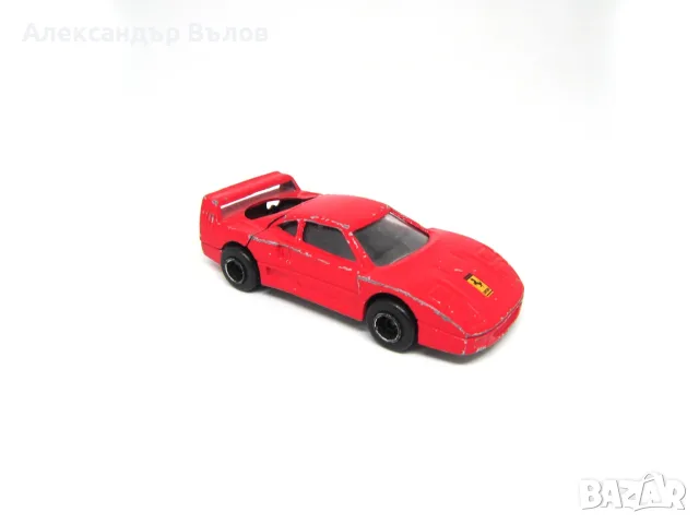 Стара Метална количка Ferrari F40 N280 Majorette 1:58 Франция, снимка 7 - Колекции - 55395620