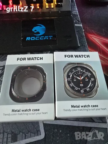 Продавам кейсове (метални корпуси) за Apple watch ultra и Samsung Galaxy watch ultra 