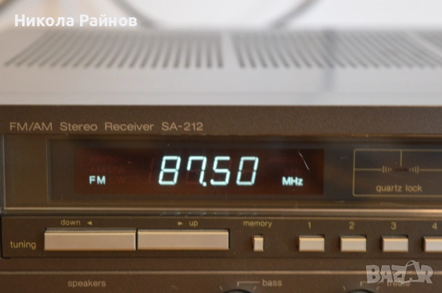 Hi Fi стерео ресийвър Technics SA-212 Made in Japan, снимка 2 - Ресийвъри, усилватели, смесителни пултове - 54493927