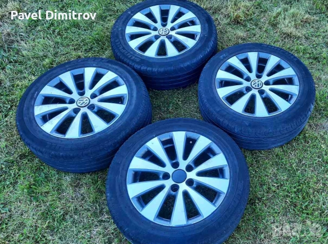 Джанти с гуми(летни) VAG (5x112 ,57.1mm), снимка 7 - Гуми и джанти - 54562621