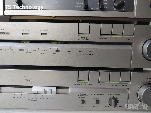Винтидж Аудио Система AKAI 110 (Усилвател, Дек и Тунер) – Произведена в Япония, снимка 6 - Аудиосистеми - 55288752