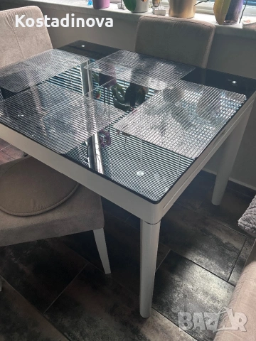 Продавам разтегателна  трапезна маса , снимка 4 - Маси - 54319298