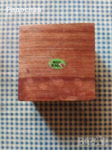 индийска дървена кутия, снимка 4 - Декорация за дома - 54510579