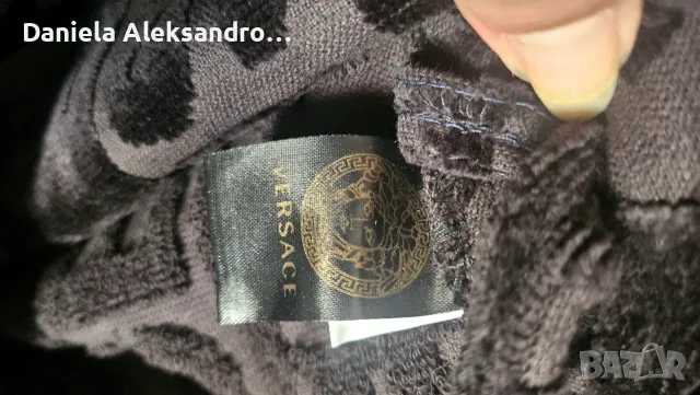 Versace луксозен мъжки халат, снимка 5 - Хавлиени кърпи - 55085109