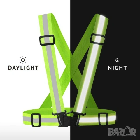Светлоотразителни Работни Тиранти Сигнални Колан Рефлексни ленти, снимка 3 - Аксесоари и консумативи - 53968905