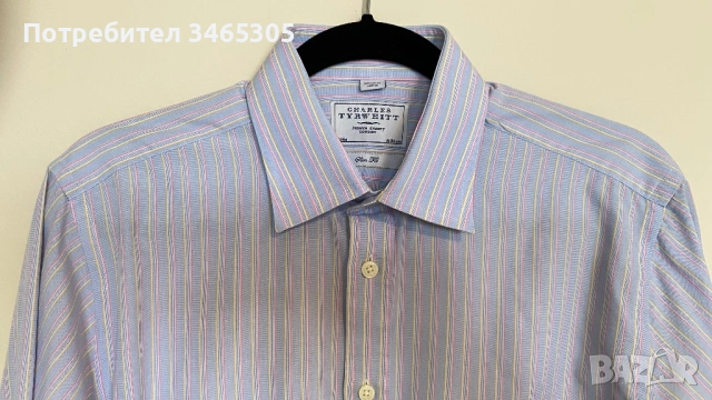Charles Tyrwitt мъжка памучна риза , снимка 8 - Ризи - 54663035