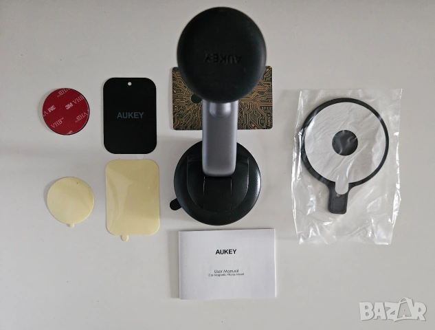 AUKEY HD-C49 магнитна стойка за телефон за таблото на кола, снимка 4 - Калъфи, кейсове - 55065972