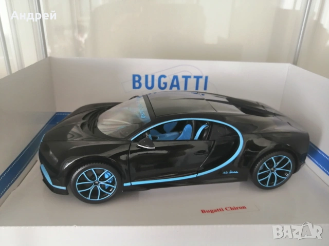 Bugatti Chiron, Burago 1:18, снимка 6 - Колекции - 55206667