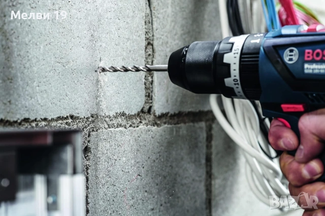 Комплект битове и свредла, 35ч (Бетон), BOSCH, снимка 3 - Куфари с инструменти - 40355177