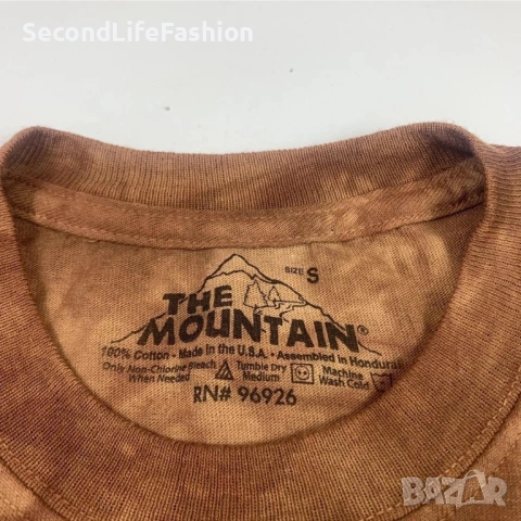 The Mountain мъжка тениска с булдог размер S, снимка 2 - Тениски - 54155233
