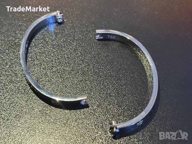 Нова Гривна Cartier LOVE в сребърен цвят с подаръчна опаковка, снимка 5 - Гривни - 54562006