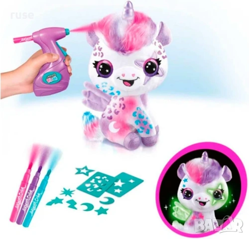 НОВИ! Плюшена играчка за оцветяване Canal Toys Светещ Еднорог, снимка 3 - Други - 54550899