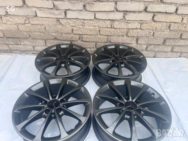 Оригинални джанти Mercedes 17 цола, снимка 9 - Гуми и джанти - 55038566