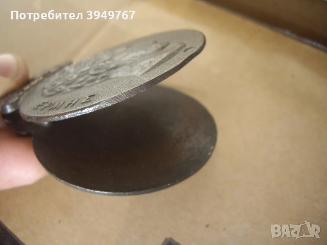 Бронзова щипка за листя., снимка 3 - Антикварни и старинни предмети - 54531043
