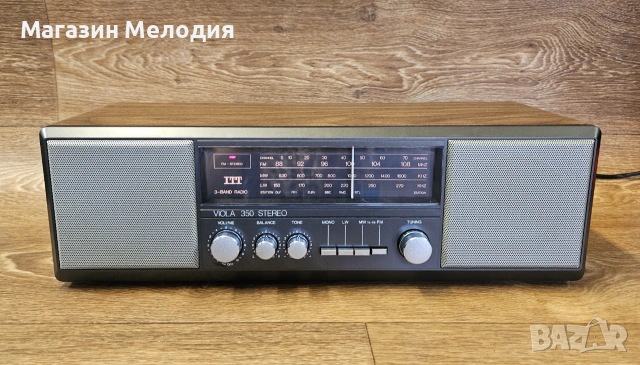 Радио ITT Viola 350 Stereo – Винтидж Дървена класика, Топъл аналогов звук, снимка 3 - Радиокасетофони, транзистори - 55022954