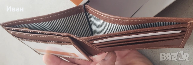 Нов, мъжки портфейл Timberland, снимка 3 - Портфейли, портмонета - 54040451