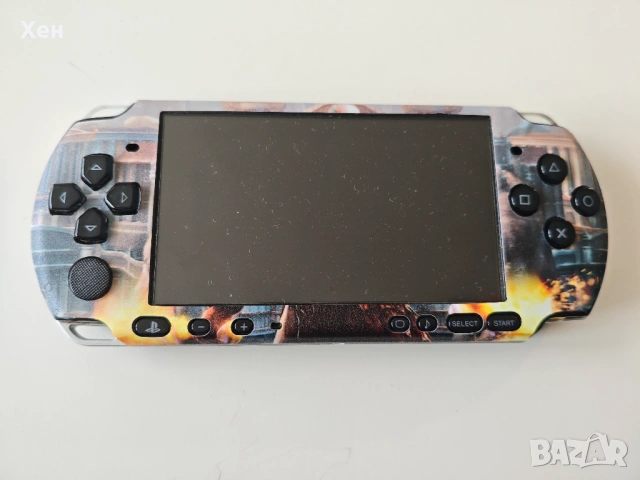 Sony PSP 3000 - Playstation Portable - качени много игри - ARK-4 God Of War Skin, снимка 2 - PlayStation конзоли - 54629743