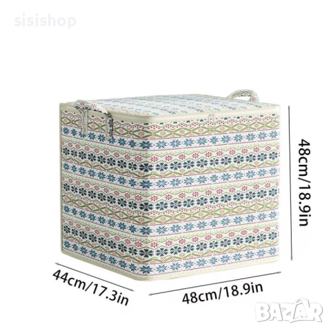 Макси органайзер за гардероб – Чанта за обемни завивки, одеяла и сезонни дрехи 4867, снимка 2 - Други стоки за дома - 53994616