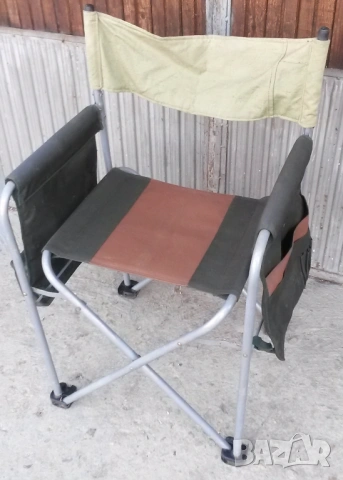 Ретро сгъваем метален градински стол