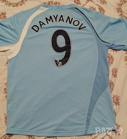 Оригинална ретро фланелка Manchester City – Le Coq Sportif (Thomas Cook) XL, снимка 2 - Тениски - 55285560