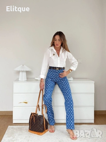 дамски комплекти риза и дънки  chanel Louis Vuitton miu miu wang , снимка 3 - Комплекти - 54325428
