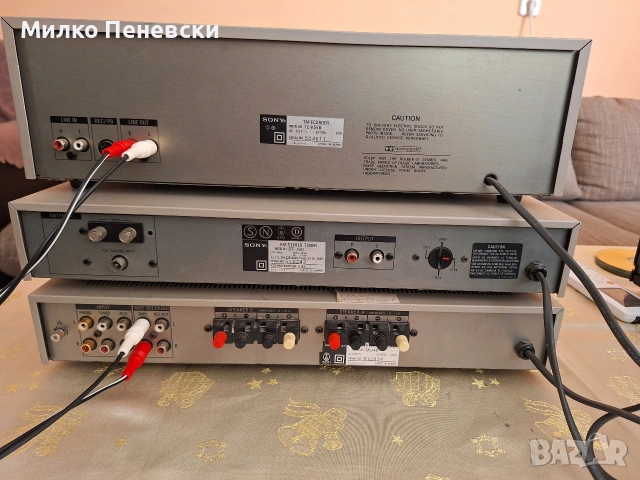 SONY-SET TA-F40 STEREO AMPLIFIER.ST-J60-STEREO TUNER. TC-K55 || STEREO CASSETTE DECK., снимка 8 - Аудиосистеми - 54590445