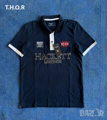 Hackett London Polo Shirt ОРИГИНАЛНИ мъжки поло тениски - М/2XL, снимка 4 - Тениски - 54982162