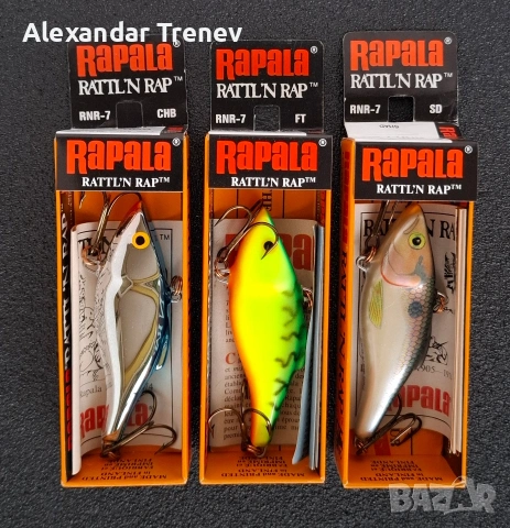 Воблери Rapala Rattlin rap(RNR), снимка 4 - Такъми - 54722194