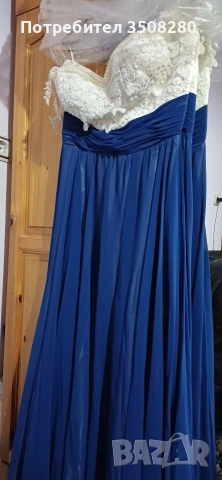 Официална рокля синя
