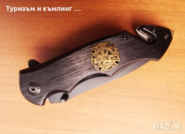 Сгъваем нож Smith&wesson Fireman, снимка 6 - Ножове - 54556293