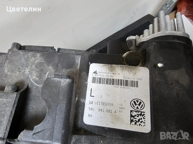 Ляв фар VW Tiguan 5N lqv far тигуан 5Н, снимка 9 - Части - 54488326