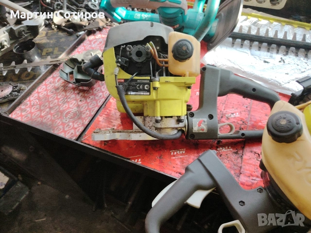 Продавам моторен храсторез RYOBI, снимка 4 - Градинска техника - 54670099