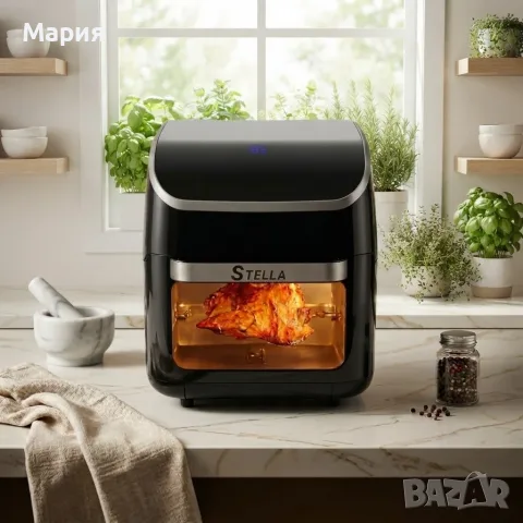 Дигитален еър фрайер + фурна 1800W с Touch Screen и грил