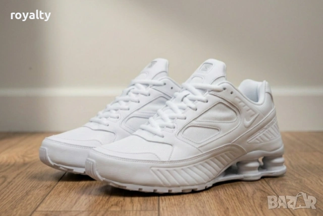 Nike Shox Enigma White Нови Бели Мъжки Маратонки Найк с Кутия 