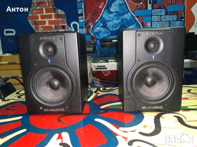 2 x M audio BX5a Deluxe Мониторни Активни Тонколони / Active Speakers, снимка 8 - Тонколони - 54557047