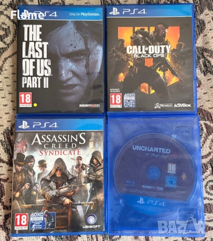 PlayStation 4 игри плейстейшън бартер размяна assasin creed  the last of us call of duty uncharted 