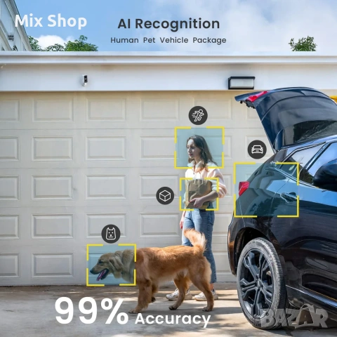 Нова Акумулаторна камера ieGeek Battery Camera ZS-GX3S, снимка 4 - IP камери - 54023103